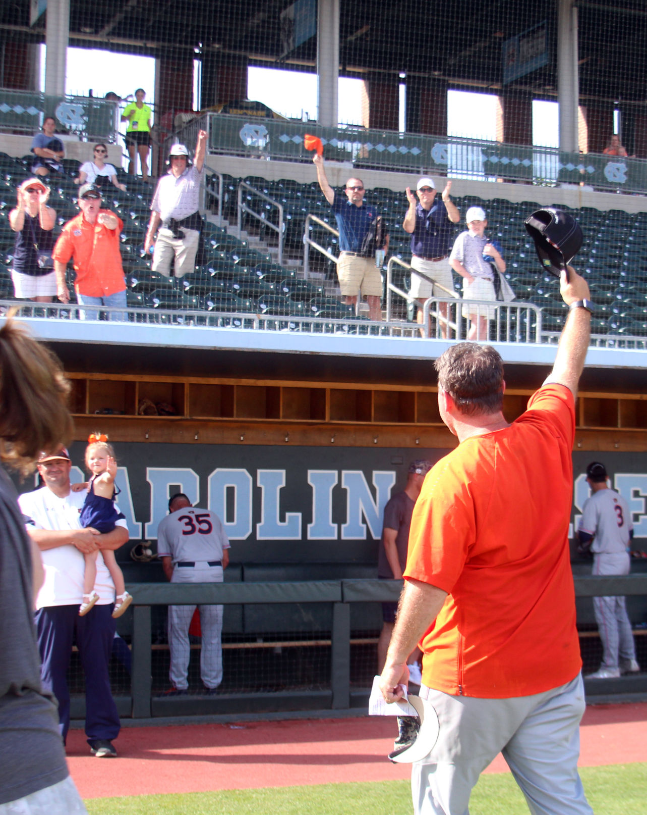PHOTOS: Auburn celebrates Super Regional win, College World Series berth
